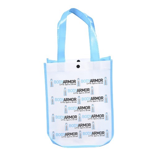 Non-Woven Laminating Full Color Tote Bag-round Corner