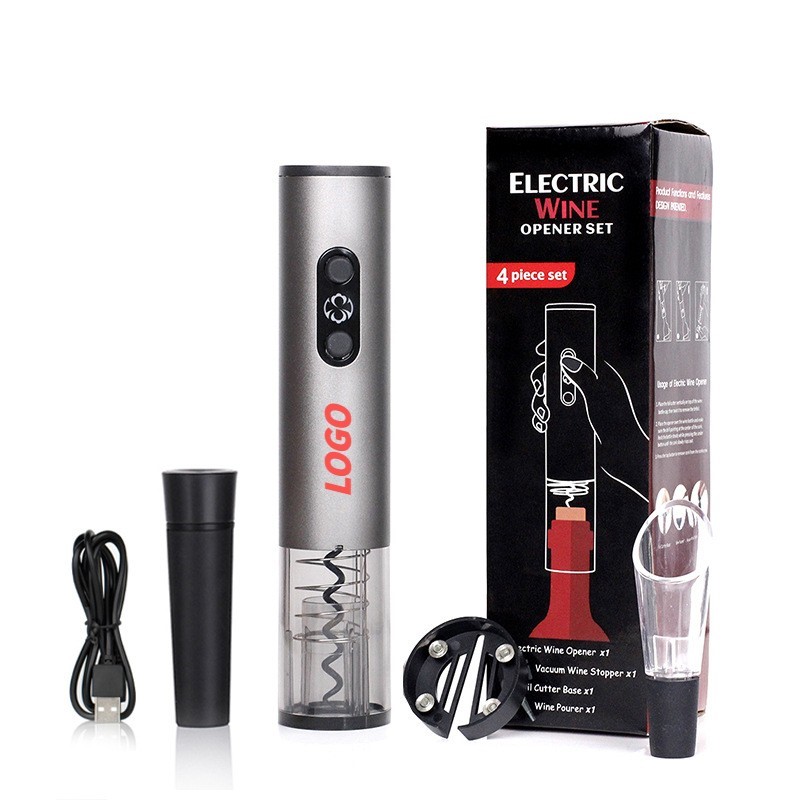 Aluminium Tube Rechargeable Electric Bottle Opener Set