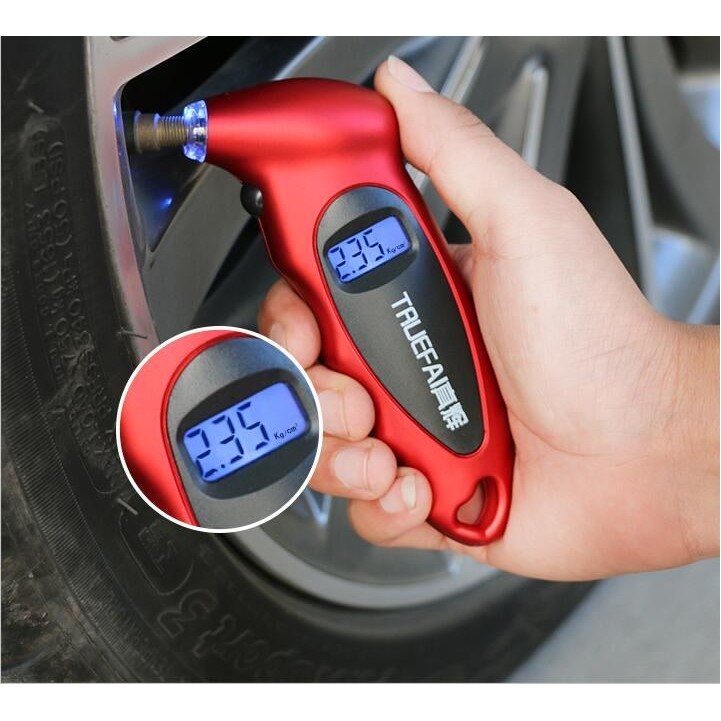 Digital Tire Pressure Gauge 150 PSI 4 Settings For Car