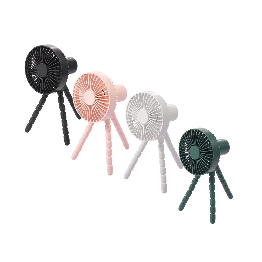 Mini Handheld Fan With Flexible Tripod Clip