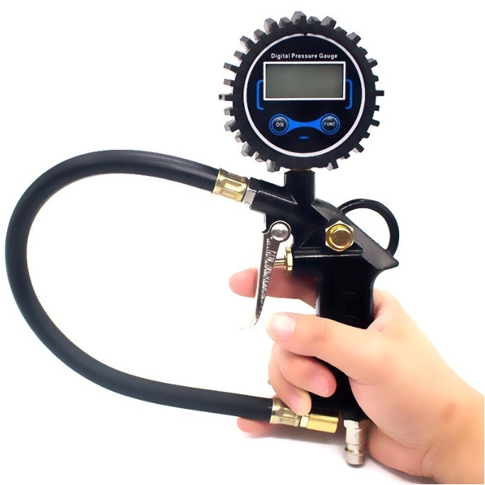 250 PSI Digital Tire Pressure Gauge w/Inflator