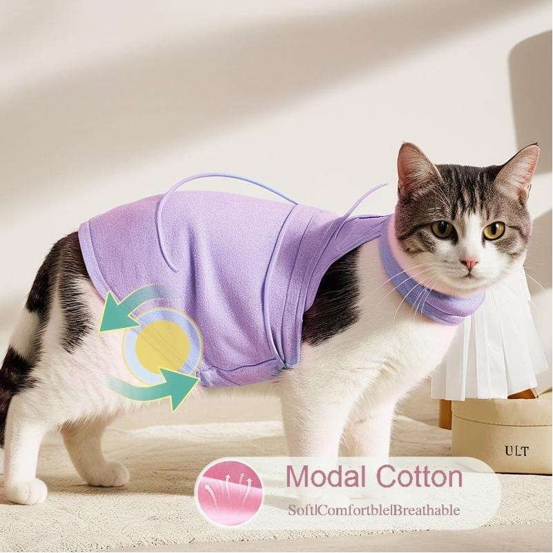 Cat sterilization clothes summer cat elastic weaning clothes anti-licking breathable cooling cloth