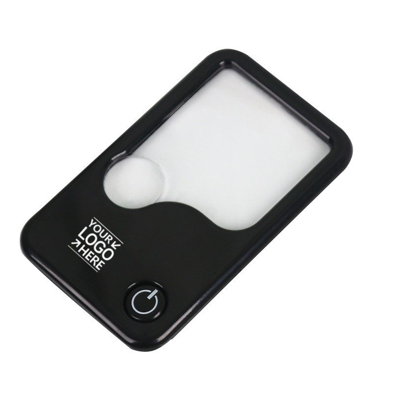 Pocket Card Magnifier with LED Light
