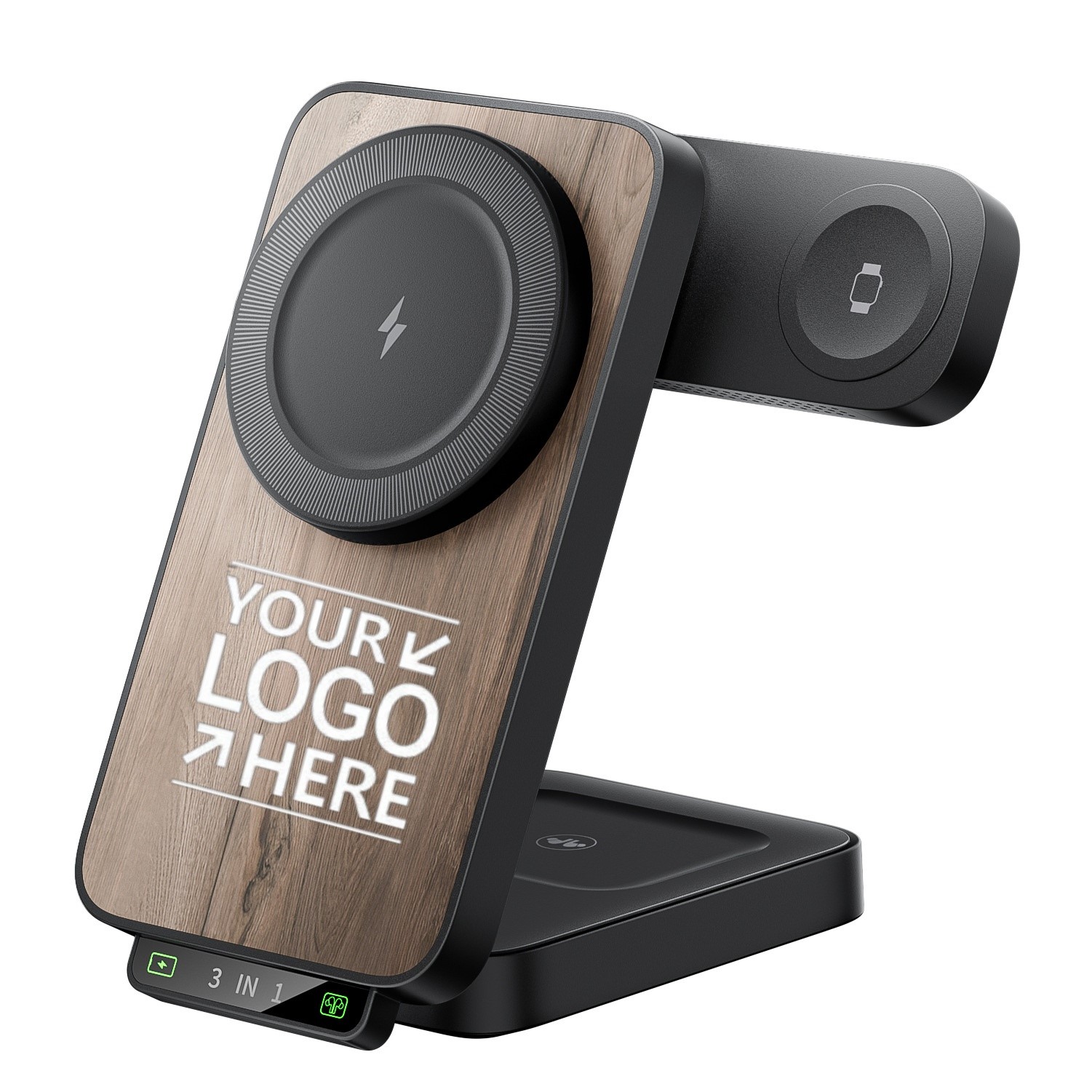 Foldable Magnetic Wireless Charger with Night Light