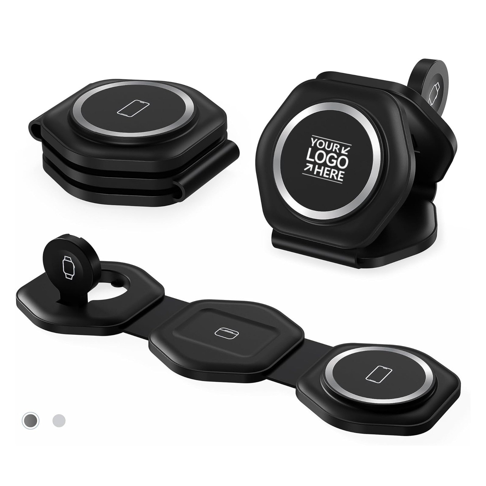 Foldable 3-in-1 Magnetic Wireless Charger