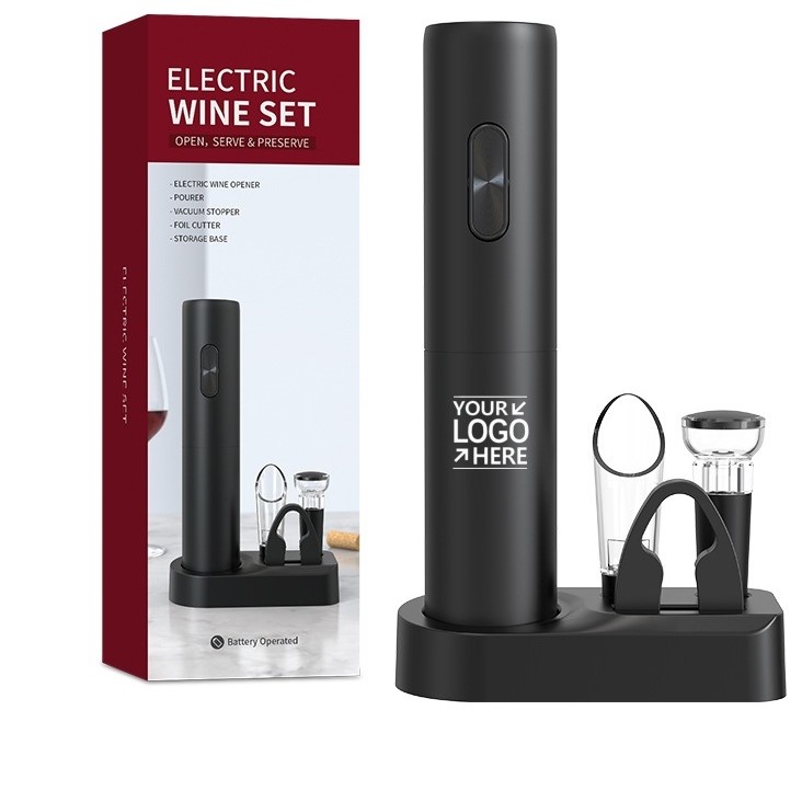 Battery Operated Electric Wine Opener Set