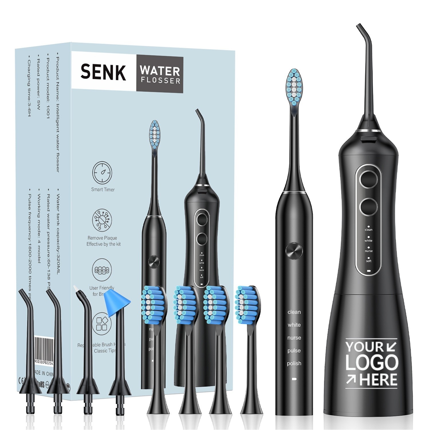 7 nozzles Oral Care Cleaning Combo Set