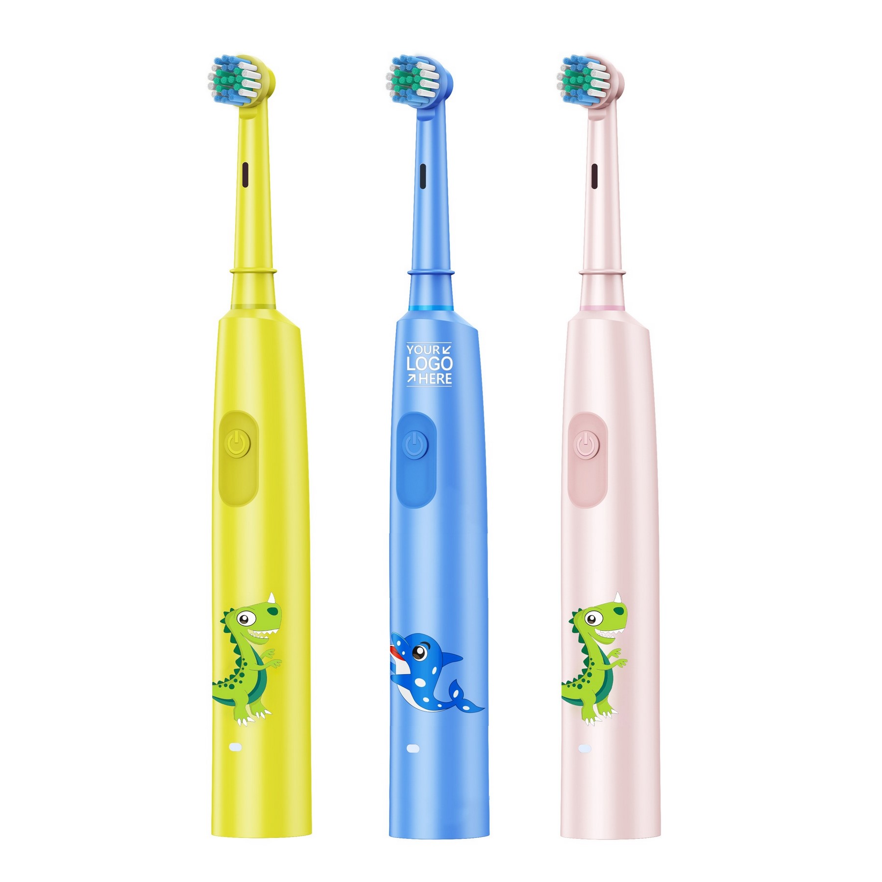4-Head Rotating Round Head Electric Toothbrush