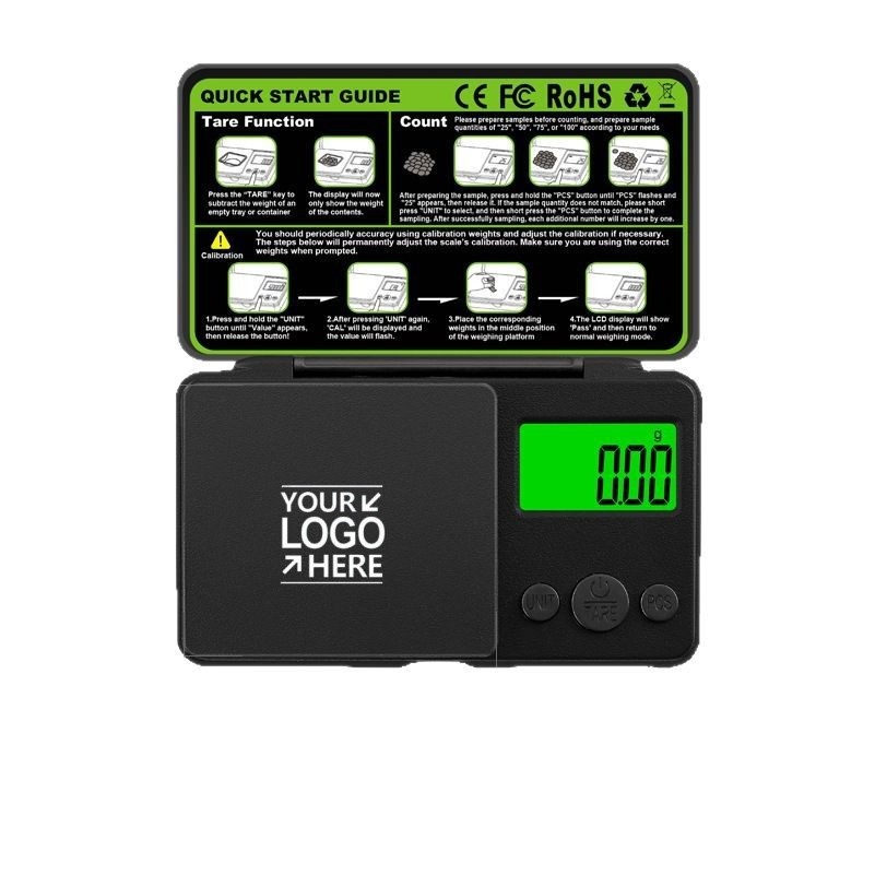 Pocket Digital Scale with Green Backlight Display
