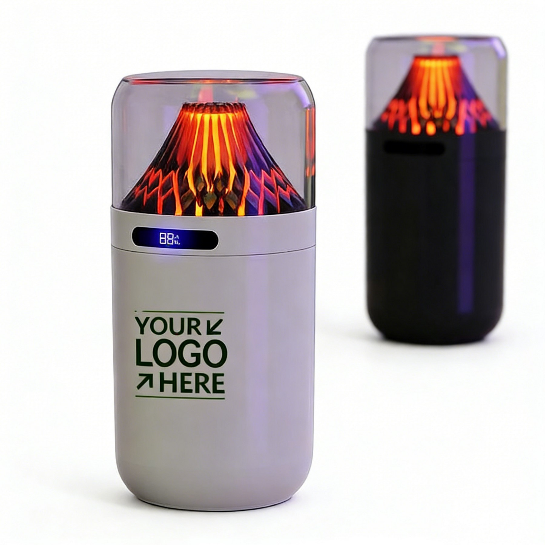 USB Rechargeable Digital Display Car Aroma Humidifier