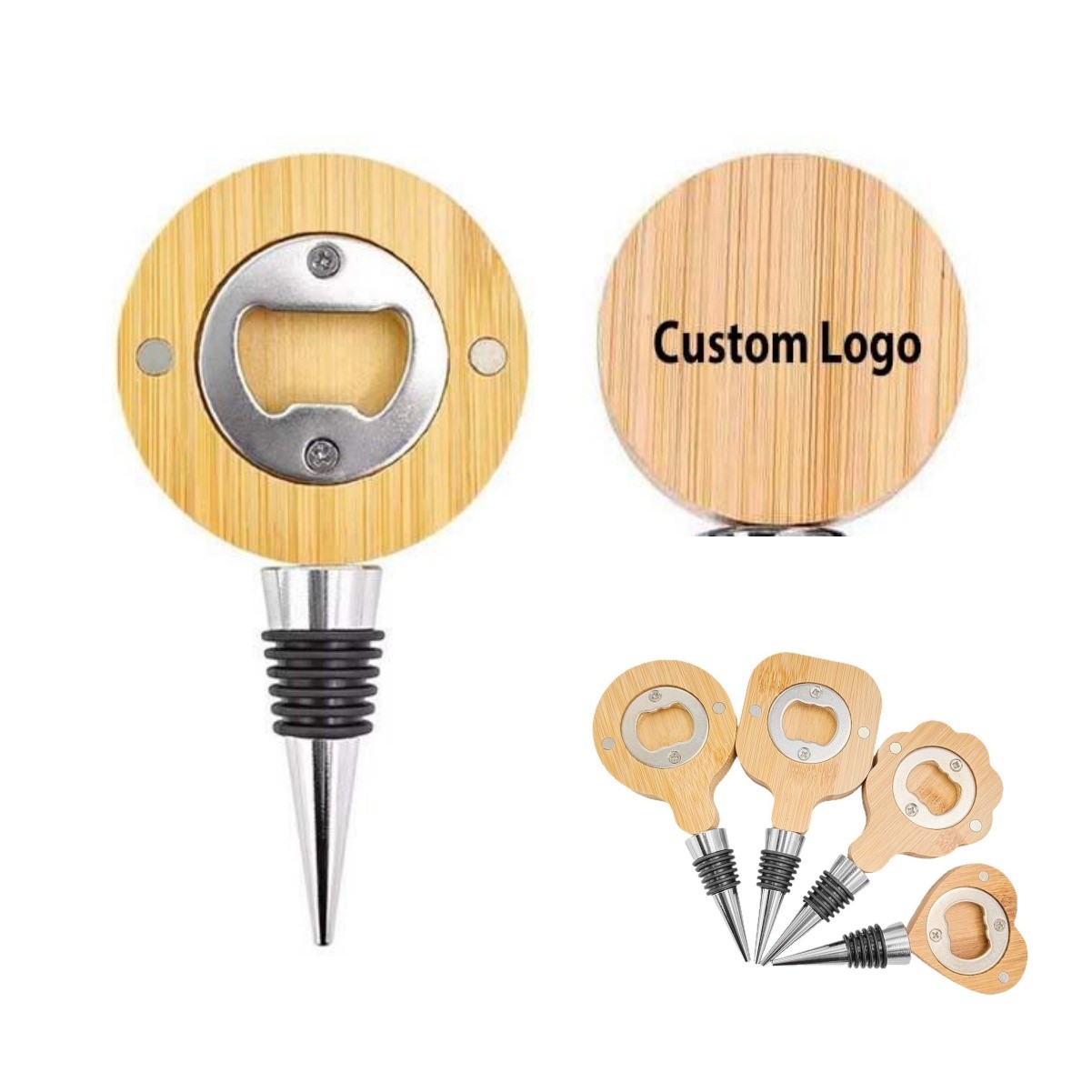 Bamboo Bottle Opener