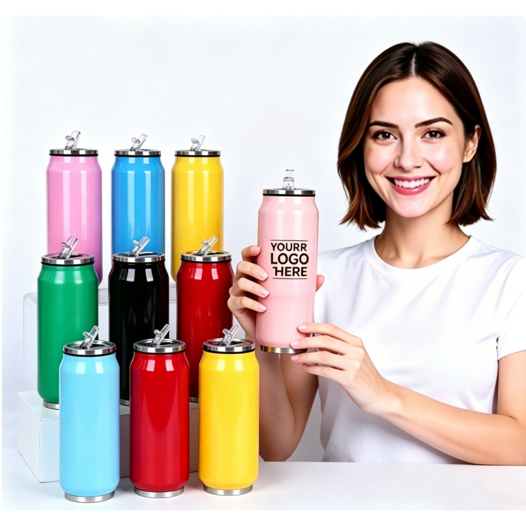 Stainless Steel Soda Can Insulated Tumbler