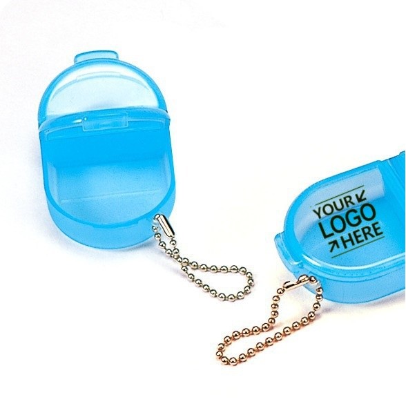 Dual Compartment Portable Pill Organizer
