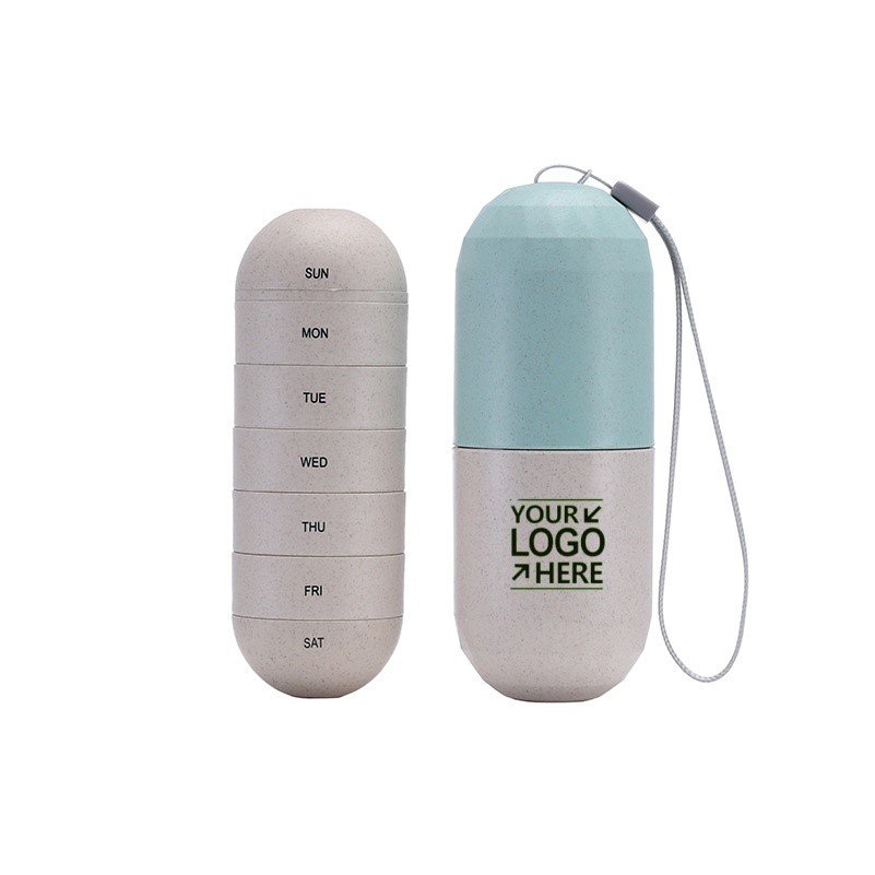 7-Compartment Rotating Weekly Pill Box