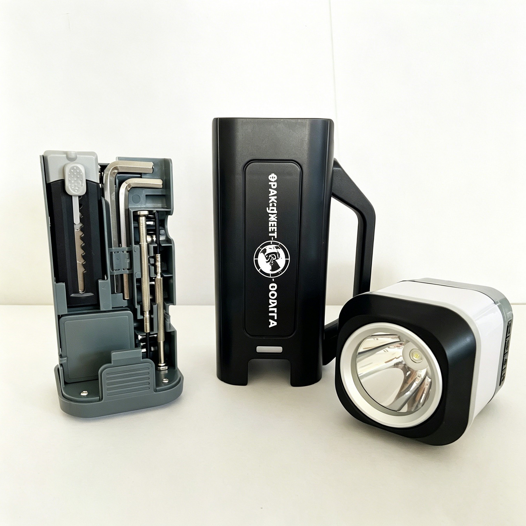 Multifunctional Emergency Lamp With Tools & Warning Light