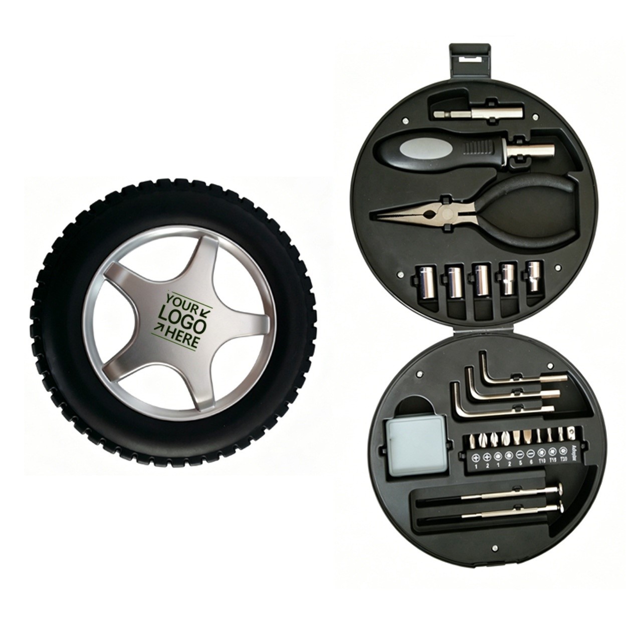 Tire Shaped Practical Combined Tool Set