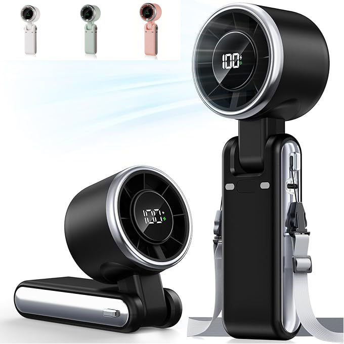 Portable Turbo Handheld Neck Fan, Rechargeable Mini Cooling Fan For Personal Daily Use