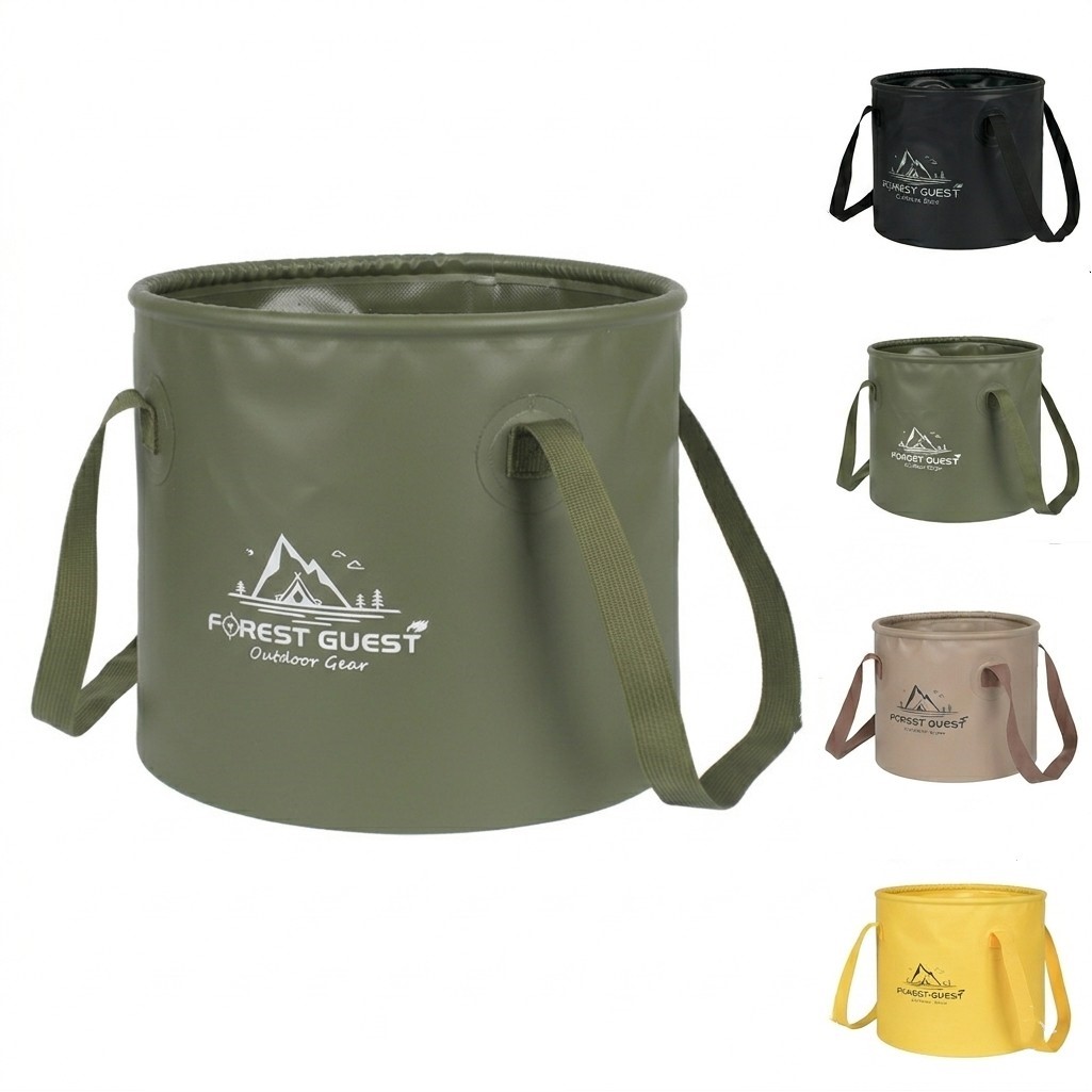 10L Portable Collapsible Camping Bucket