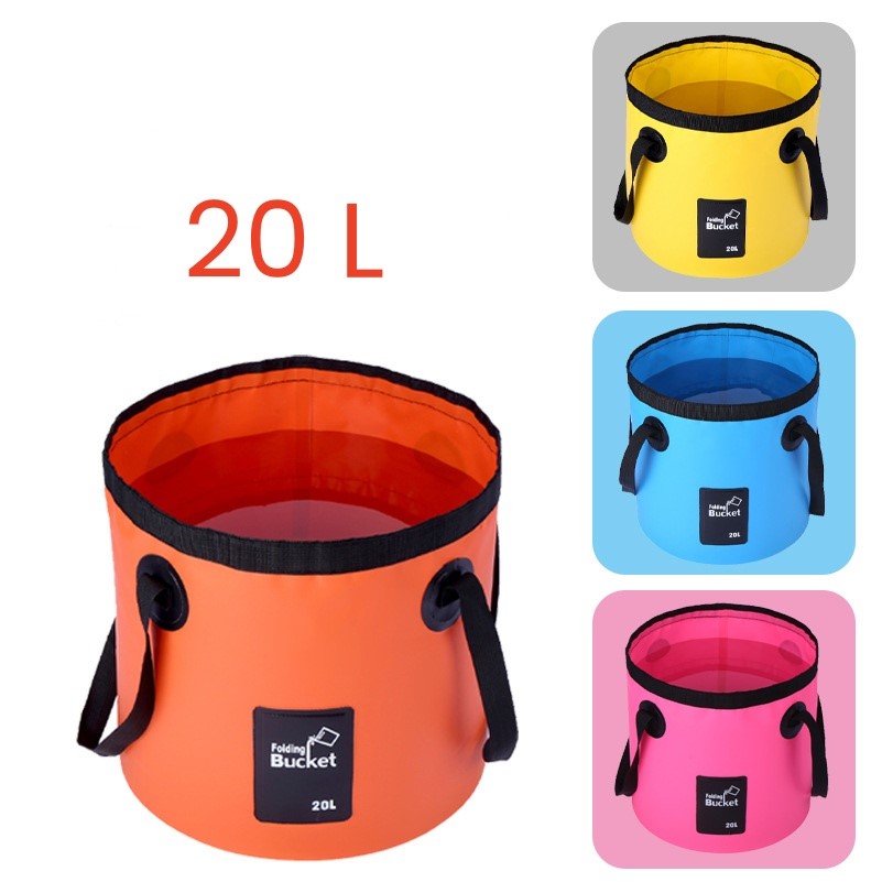 20L PVC Collapsible Fishing Bucket