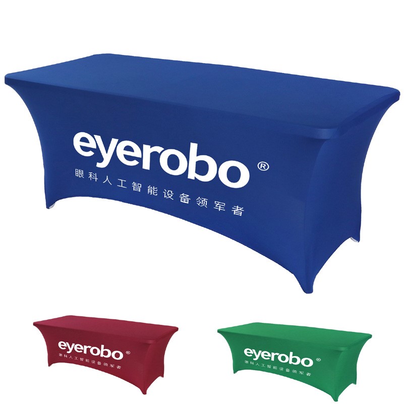 6' Open Back Stretch Table Cover 230GSM