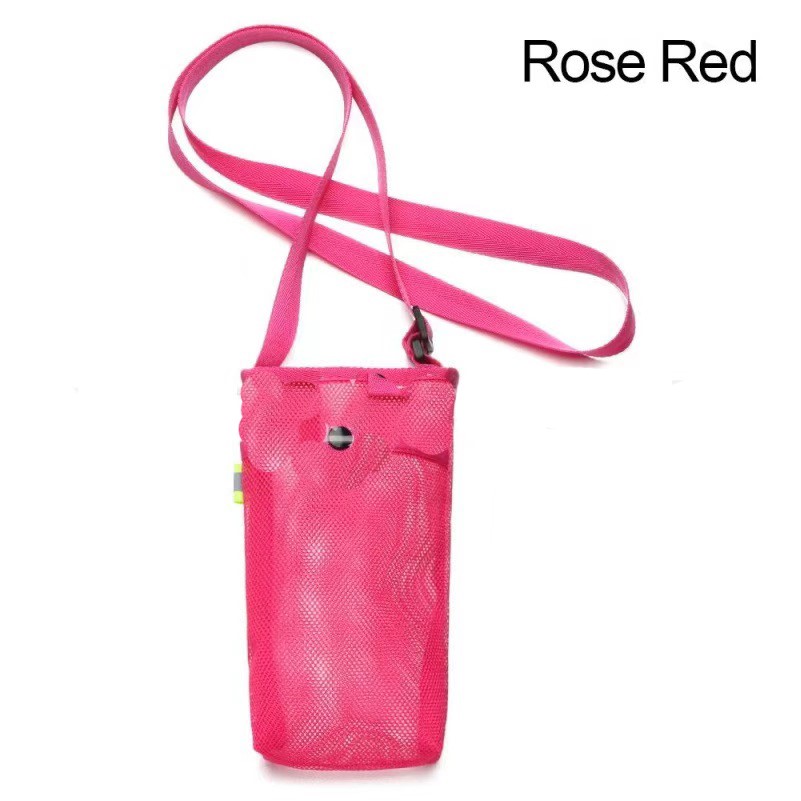 Mesh fabric cup bag