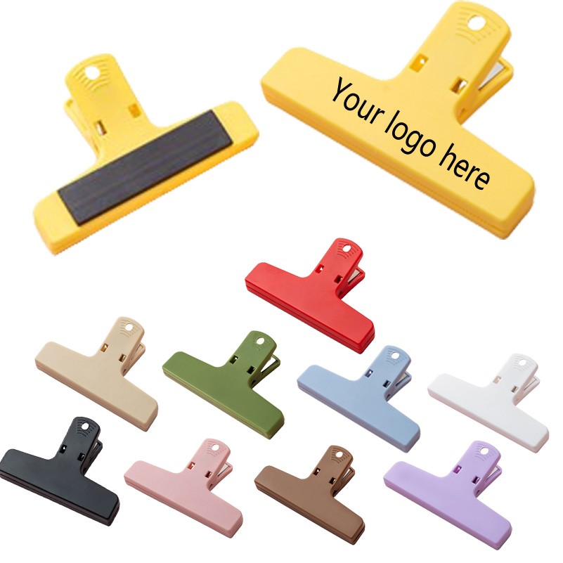 4" Chip Bag Clip with magnetic stripe