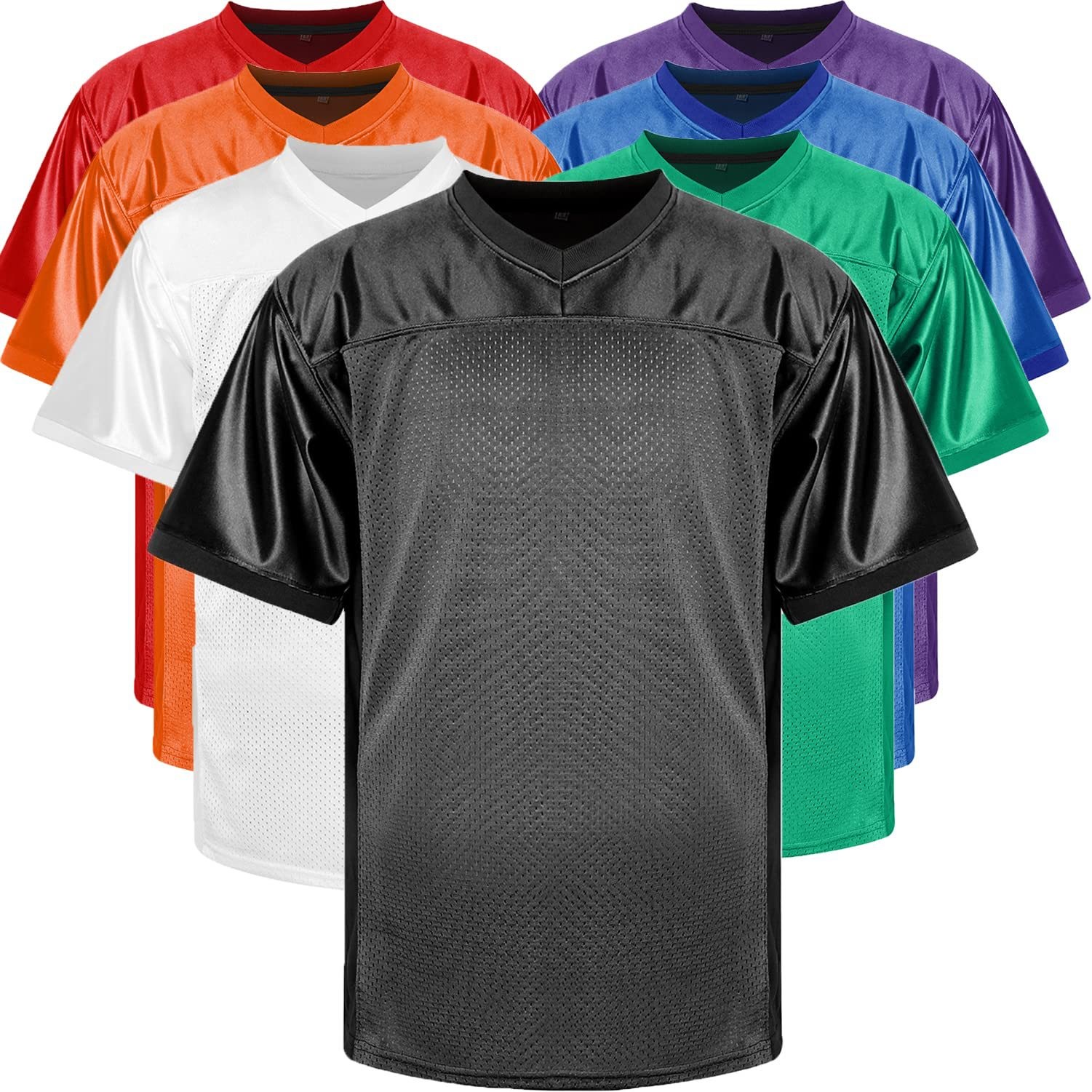 Full Color Dye Sublimated Men's Football Jersey 170gms Mesh Polyester