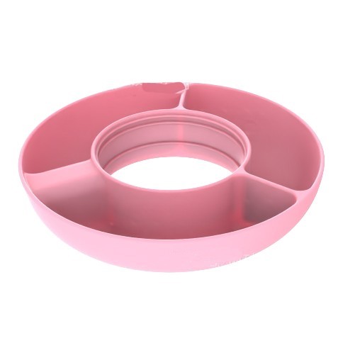 3 Compartment Silicone Tumbler Snack Tray