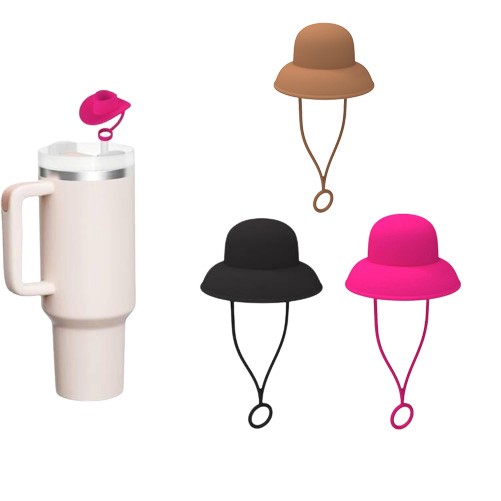 Silicone Straw Cover Cap For Reusable Tumblers