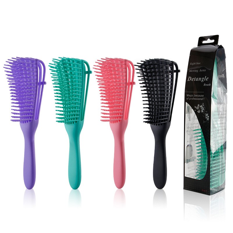 Hair meridians massage comb Anti-static ribs comb eight-claw curly hair comb Fluffy hair comb