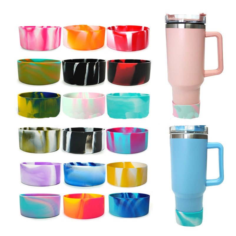 Colorful Silicone Bumper Boot for 40 Oz Tumbler