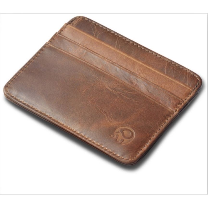 Slim Leather Card Holder Wallet