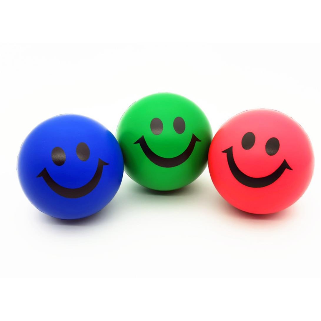 PU Stress Reliever Smile Round Ball