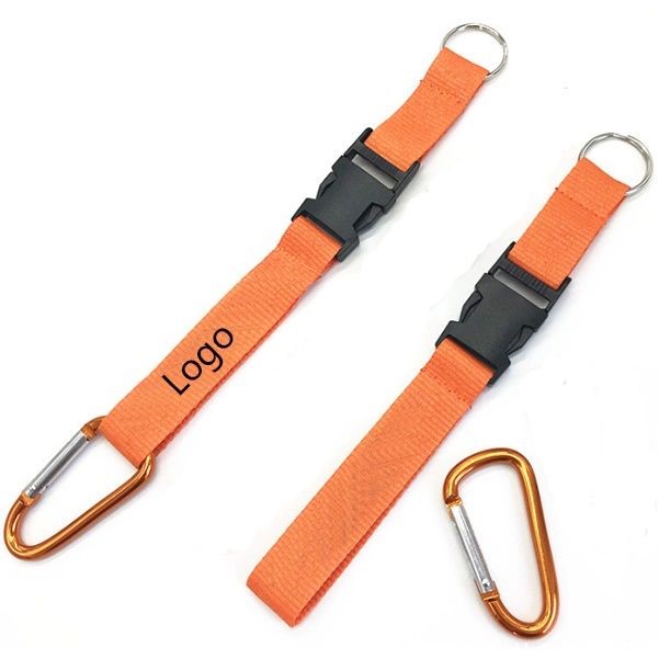 Short Lanyard Keychain With Quick Release Buckle