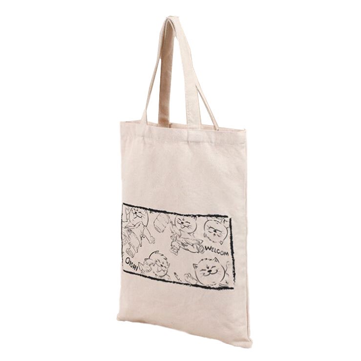10 Oz. Cotton Canvas Shopping Tote Bag