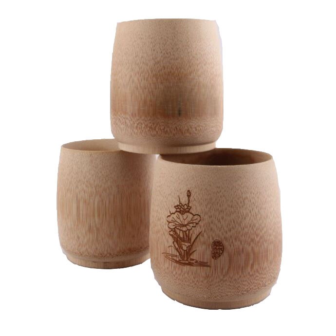 Large Natural Bamboo Tea Cup/Wine Mug