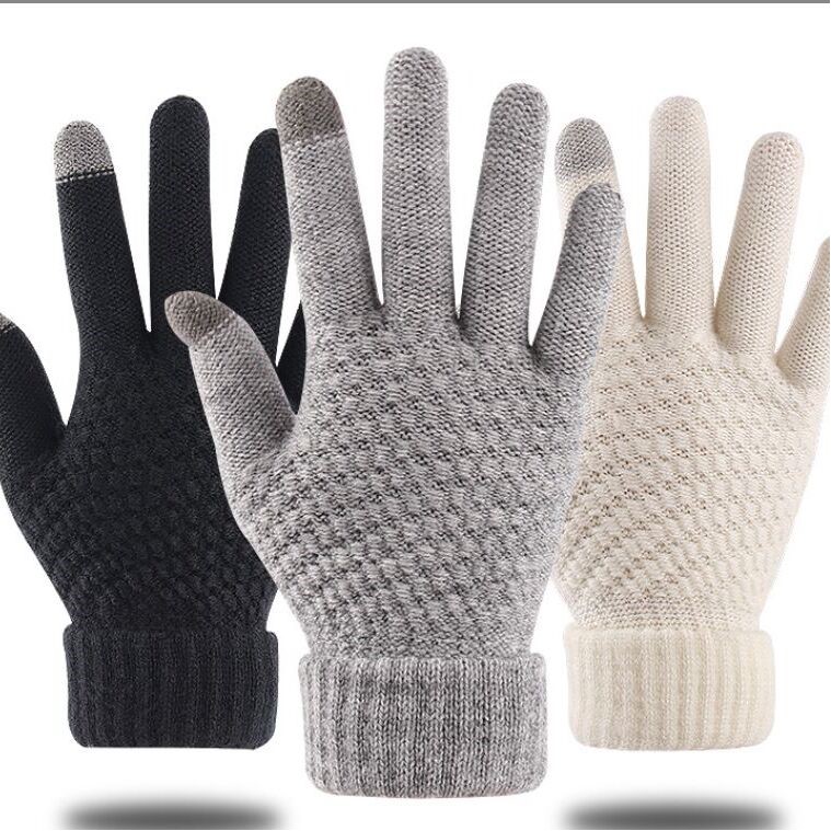 Women's Winter Touchscreen Knit Gloves
