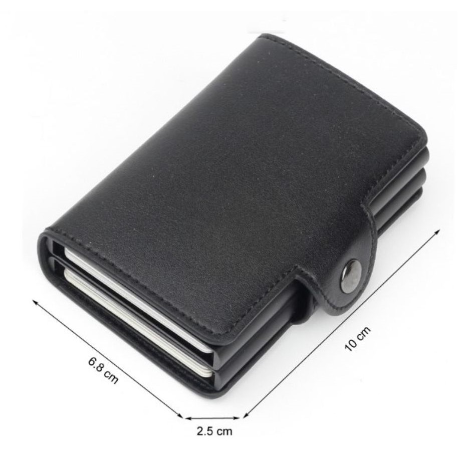 Compact RFID Blocking Card Holder With Pop Up Design