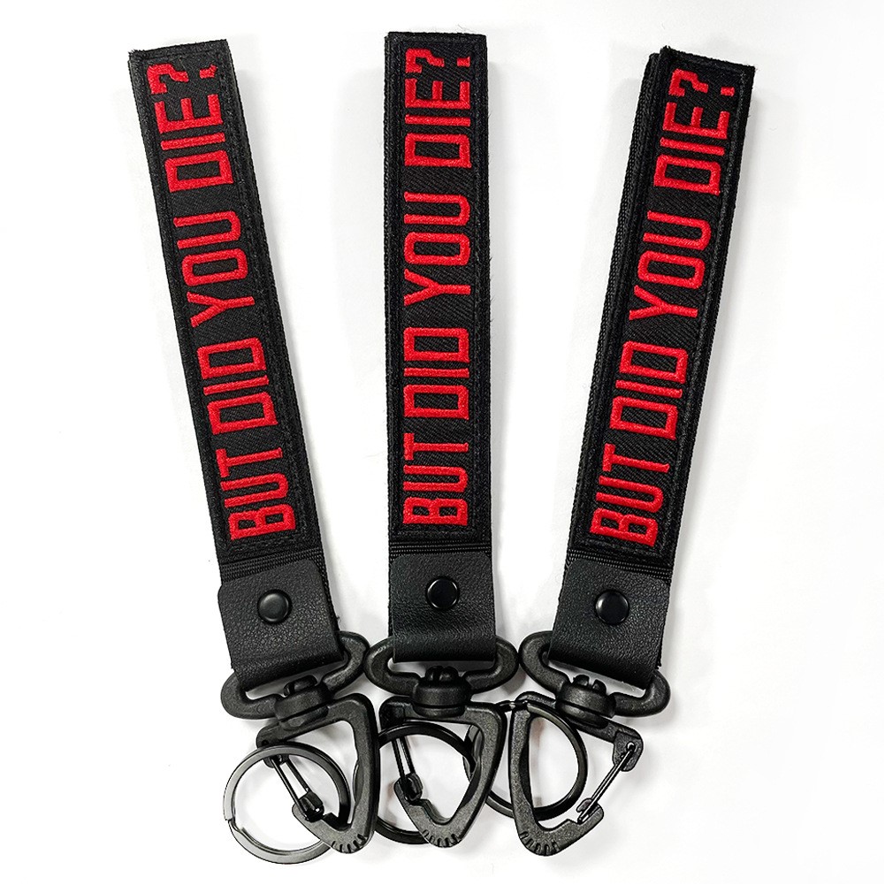 Nylon Embroidery Key Tag