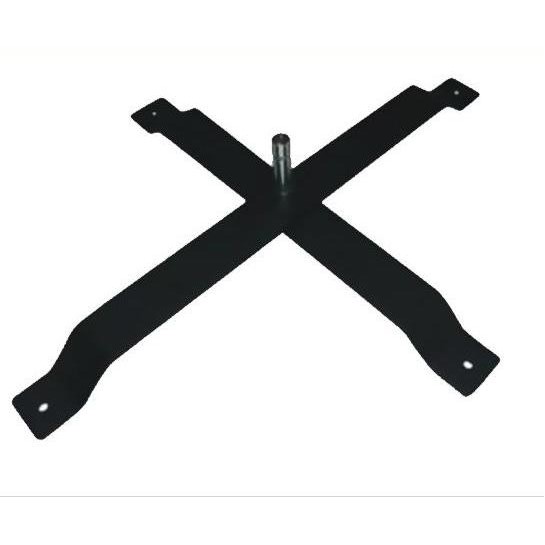 Iron cross base for banner kits