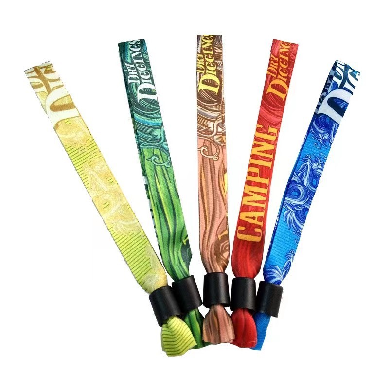 Sublimated Fabric Festival Bracelet