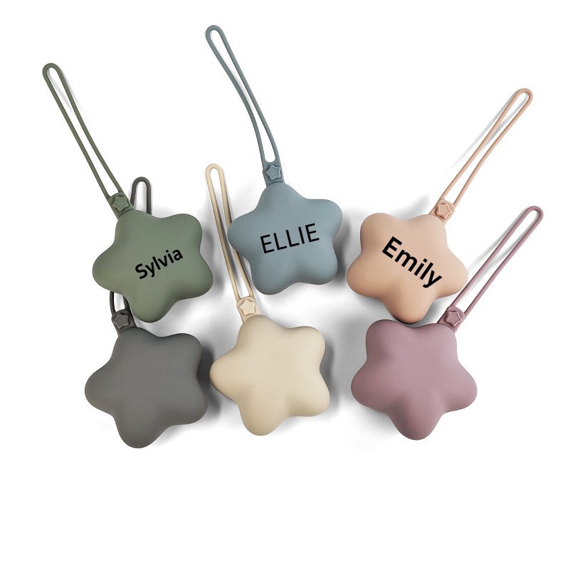 Silicone Star-Shaped Pouch with Wrist Strap