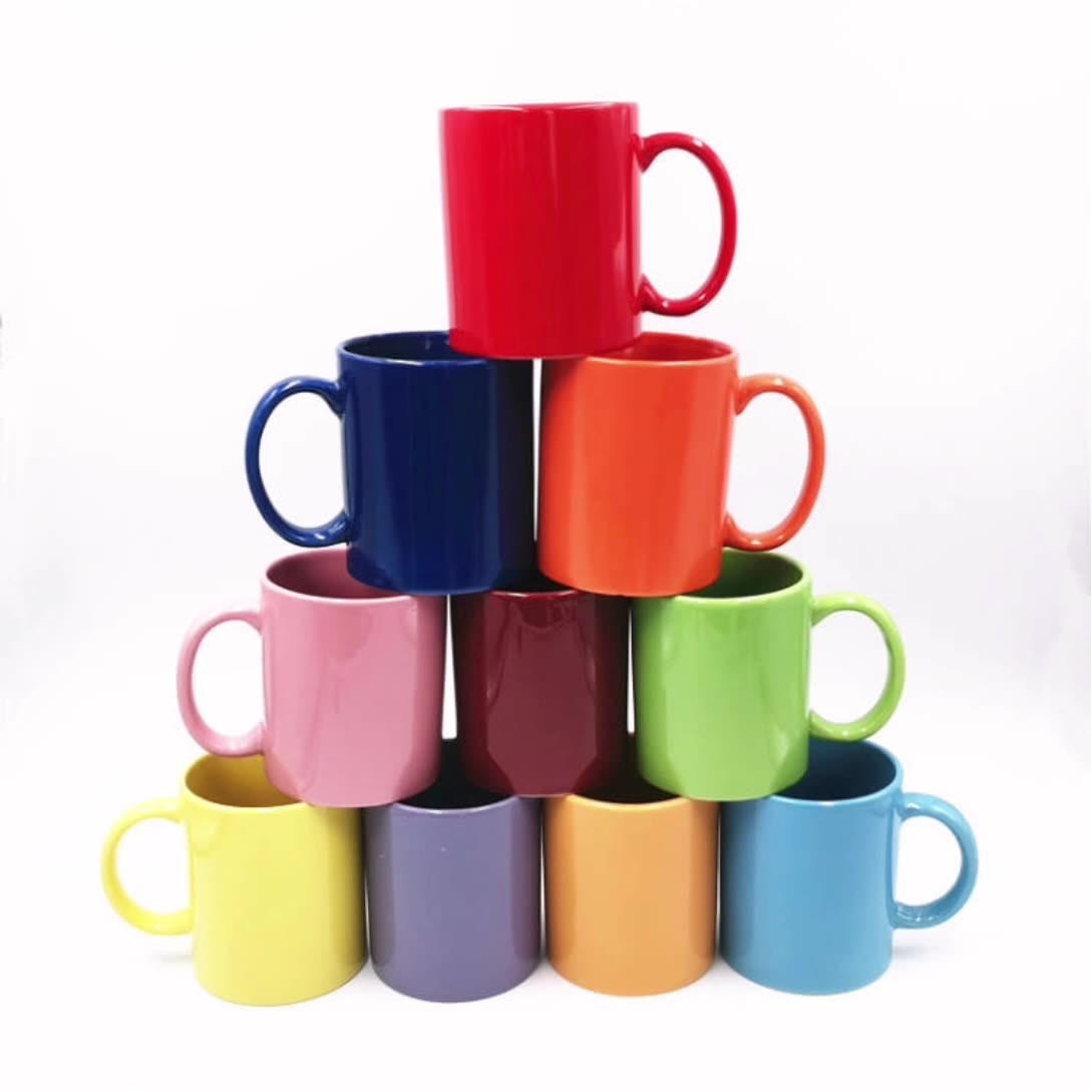 11OZ Full Wrap Laser Engraved Ceramic Mug – Custom Logo Coffee Cup
