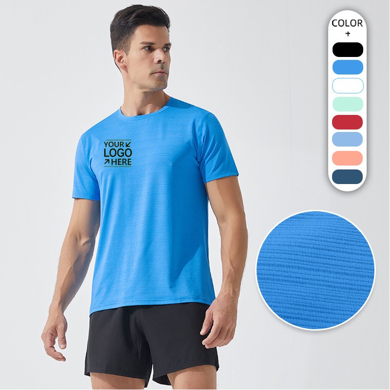 Unisex Quick Dry Performance T-Shirt – 170GSM Polyester Spandex Athletic Crew Neck Tee