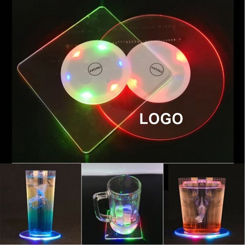 Round LED Light Up Coaster