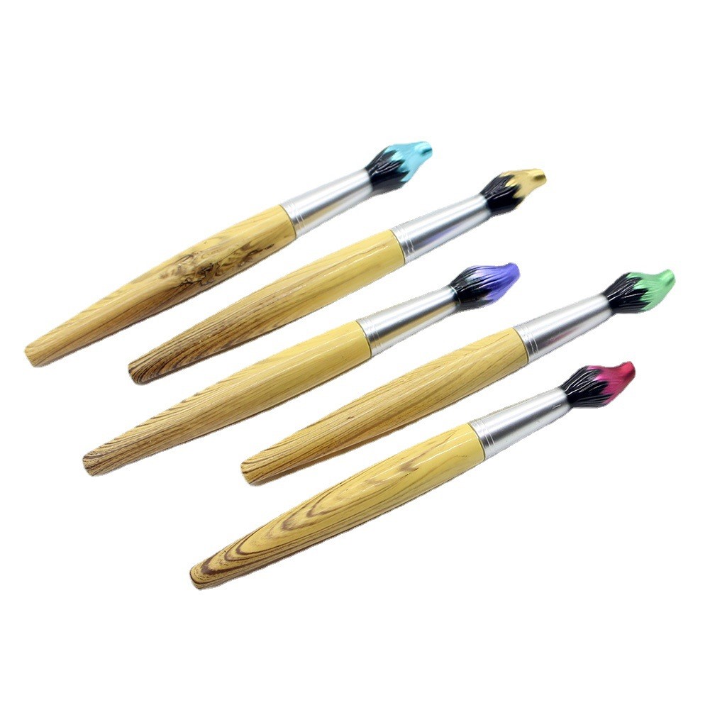 Oil Painting Brush With Wood Grip