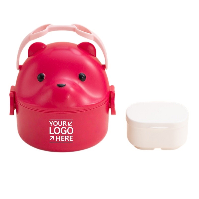 PP&304 Stainless Steel Cartoon Bear Lunch Box With Small Bowl