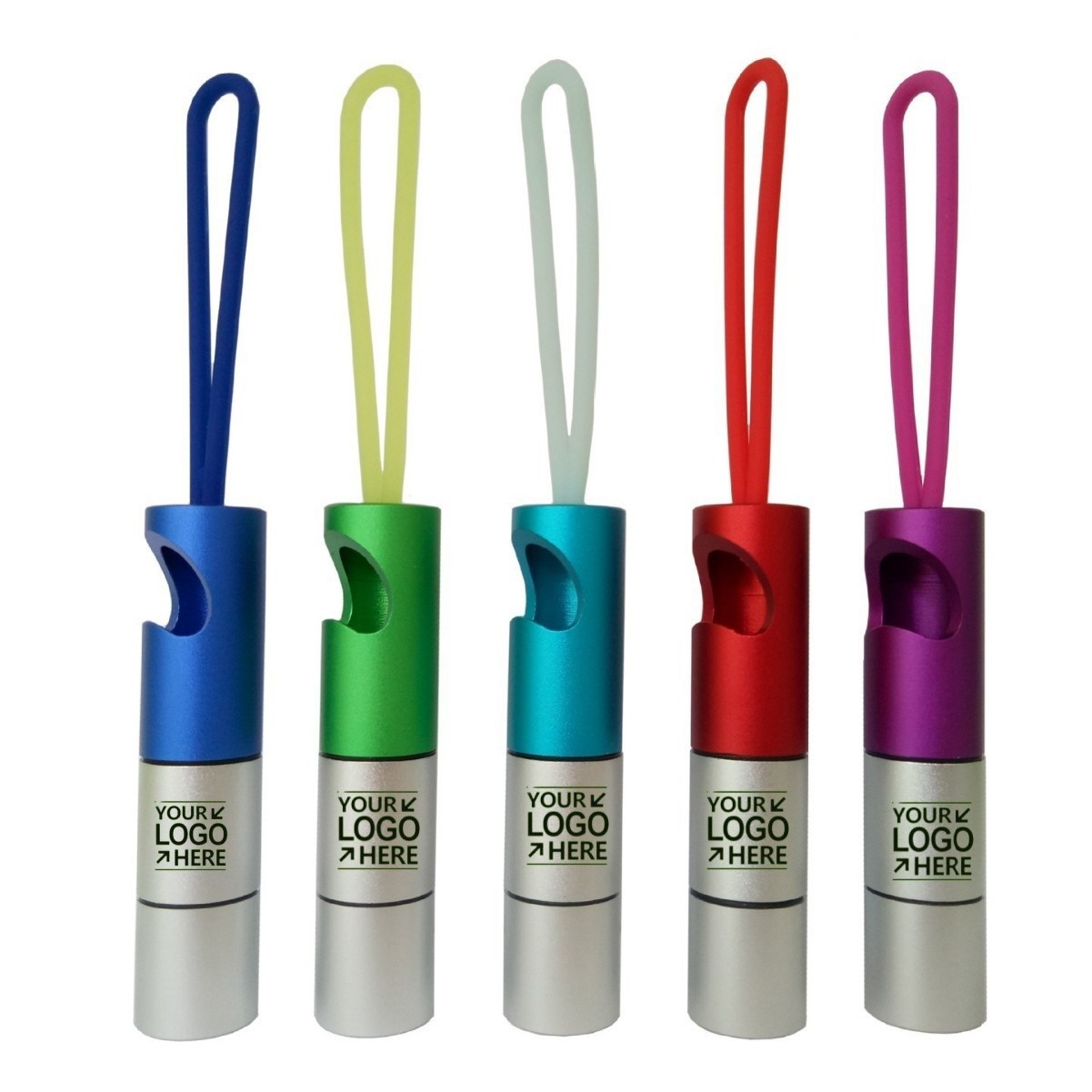 LED Flashlight with Bottle Opener Keychain