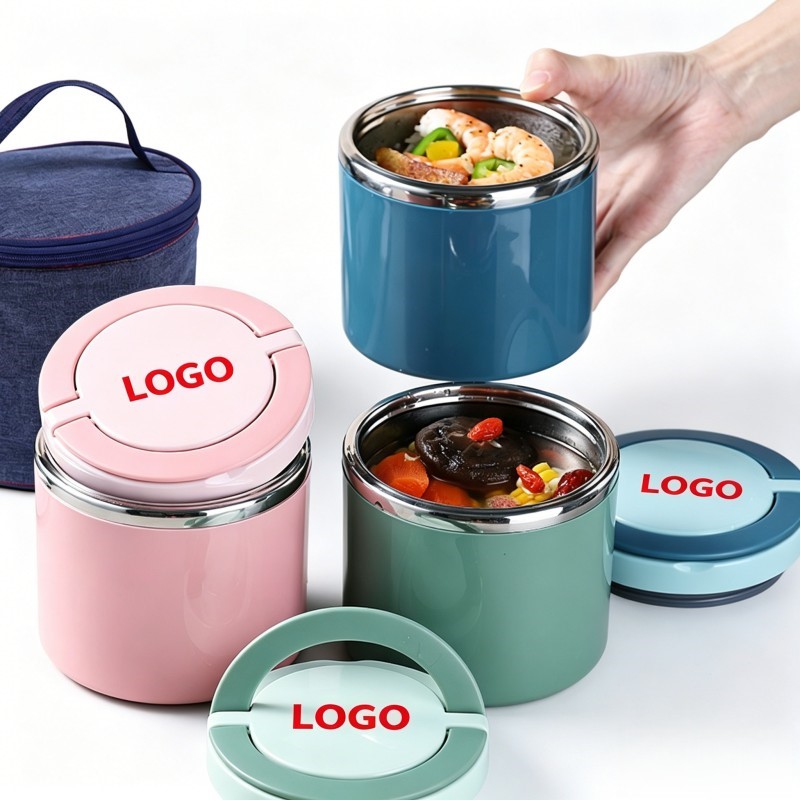 Large Capacity Stainless Lunch Container With Locking Lid