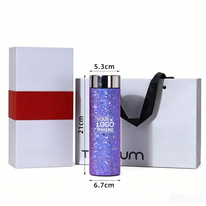16oz Titanium-Coated Vacuum Tumbler